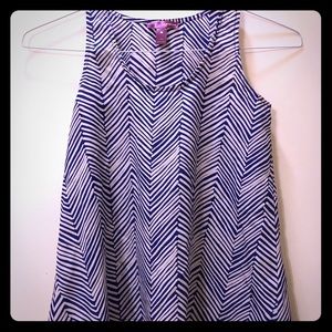 Silky V design Tank top Blouse size L